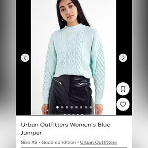 Urban Outfitters Women's Blue Jumper